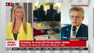 S. FUDULEA, S.G. CNIPMMR, DESPRE PROPUNERILE PT.  SALARIUL MINIM PE ECONOMIE_Știri B1TV_24 mai 2024