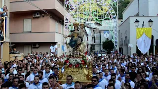 Bagnara Calabra MADONNA DI PORTOSALVO festa 2019. Uscita trionfale della processione.