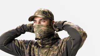 Harkila Deer Stalker Camo Camo Neck Gaiter - wielofunkcyjny komin w kamuflażu