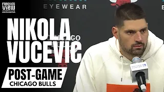Nikola Vucevic Details Chicago Bulls Still Building Chemistry After New York Knicks Loss | Post-Game