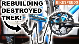 Trek One Rebuild! Chain Waxing Road bike & Service