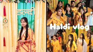 Bhai ki haldi ceremony | khub enjoy Kiya😎 | shadi🥳 wala ghar🎉 | #viral  #haldiceremony  #bhaikihaldi