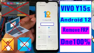 Vivo Y15s Remove Unlock Frp Bypass Android12 2023 Done☑️