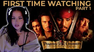 Pirate Journey Begins! Pirates of the Caribbean: Curse of the Black Pearl Pt.1 | First Time Watching