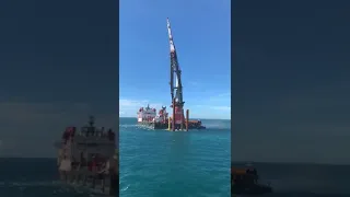 !!Shock Load, Offshore Piling, Incident!! (1/2)