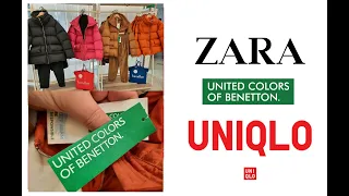 Самые Тёплые #Пуховики на ЗИМУ 21-22.Benetton,Zara,Uniqlo.