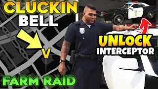 GTA 5 Online How / Where to Start The Cluckin Bell Farm Raid (How to Unlock Gauntlet Interceptor)