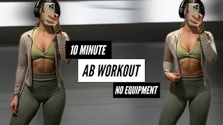 10 MIN KILLER AB WORKOUT - DO THIS 🔥 - Pilates