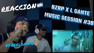 Reaccion a L- Gante x Bzrp music session #38 // SholoGG x Miguelssj #FreeLgante