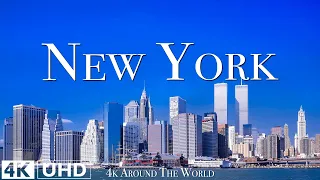 New York 4K • Scenic Relaxation Film with Peaceful Relaxing Music and Nature Video Ultra HD