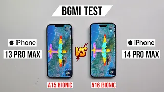 iPhone 14 Pro Max vs iPhone 13 Pro Max Pubg Test, Heating and Battery Test | Shocking Results 😱