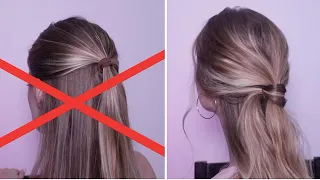 SO CUTE AND EASY! HALF UP HALF DOWN EVERYDAY HAIRSTYLE