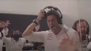 Toto Wolff Breaking Headphones