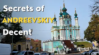 4K | Secrets of Andreevskiy Descent | Kyiv City Walks | Life in Ukraine