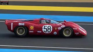 Ferrari 312 P Berlinetta |  Beautiful & Loud V12 Sound ! Le Mans Classic 2022