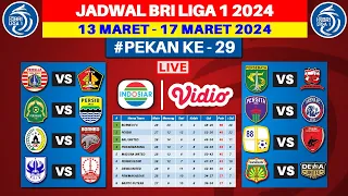 Jadwal Liga 1 2024 Pekan ke 29 - Persikabo vs Persib - Persija vs Persik - Live Indosiar