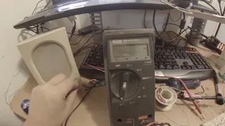 Using a Fluke 77 true RMS multimeter as an audio VU meter