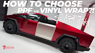 PPF vs Vinyl Wrap - Which Film is Right for your Cybertruck? We Introduce and Compare the Options!