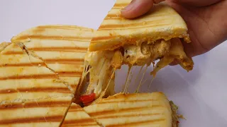 Pizza Sandwich,Grilled Pizza Sandwich By Recipes Of The World