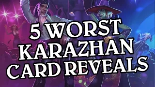 The 5 Worst Karazhan Card Reveals - Hearthstone