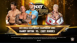 🤔WWE 2k24 🔥WCWE WORŁD HEAVY WEIGHT CHAMPIONSHIP (NWOTRANDY ORTON VS. CODY RHODES