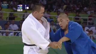 Satoshi Ishii 石井 慧 vs Abdullo Tangriev - 2008 OG Judo Men's +100kg Final