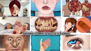 ASMR Care Animation Unlimited Collections Part 1 । #asmr #rainbowasmr #animation