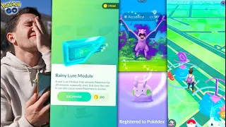 THE NEW RAINY LURE - is it any good? (Pokémon GO)