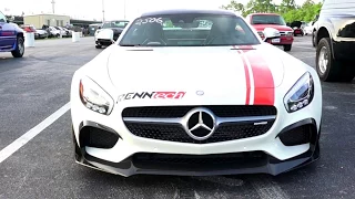 Pfaff Tuned AMG gts vs RennTech AMG GTS - Drag Racing 1/4 mile