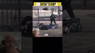 POLICE DON'T STOP BIKE THIEF!!!  #shorts #reaction