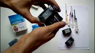 Cartridge refilling  заправка картриджа canon