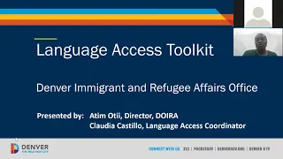 Language Access Toolkit Training