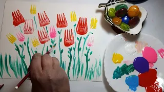 Easy Painting Hacks By Using Everyday objects/Amazing Painting Ideas  For Kids