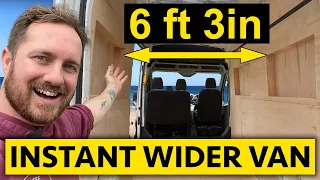 MAXIMISE THE WIDTH OF YOUR CAMPER VAN WITH INSERTS