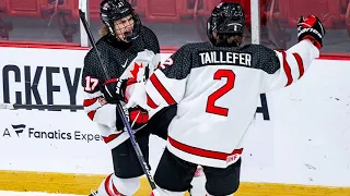 Highlights from Canada West vs. Slovakia at the 2023 World Junior A Hockey Challenge