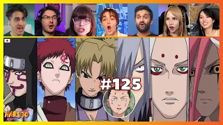 Naruto Episode 125 | Sand vs Sound Shinobi | Reaction Mashup ナルト