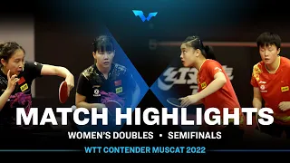 Qian Tianyi/Chen Xingtong vs Xu Yi/Fan Shuhan | WD | WTT Contender Muscat 2022 (SF)