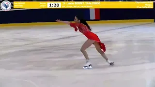 Louise Bordet 2024 Frencn Solo Ice Dance Nationals Jr Gold FD