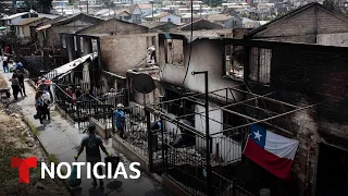 Chile decreta duelo nacional por los fallecidos en la ola de incendios | Noticias Telemundo