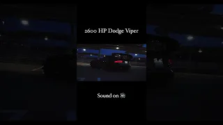 Insane 2600HP Dodge Viper Spits Flames Like a Dragon