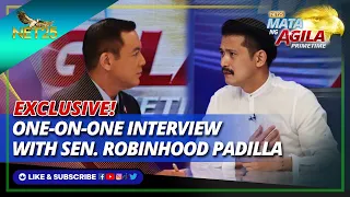 Exclusive interview kay Sen. Robinhood Padilla | Mata ng Agila Primetime