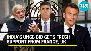 Macron, Sunak back India's UNSC bid; France and UK laud India as an 'emerging power'