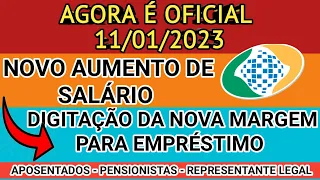 AGORA É OFICIAL AUMENTO DE SALÁRIO - NOVA MARGEM PARA EMPRÉSTIMO #salariominimoinss #salarioinss