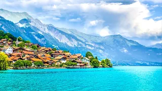 Oberried on Lake Brienz 🇨🇭 The Pearl of Switzerland! Most beautiful Swiss village