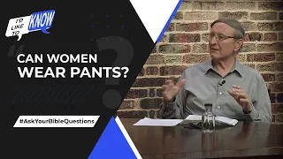 Can Women Wear Pants? || I’d Like to Know