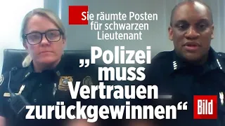 Polizei-Chefin gibt ihren Posten an afroamerikanischen Kollegen ab