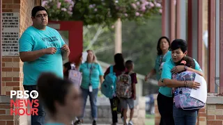 Students return to school in Uvalde for first time since mass shooting that killed 21