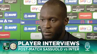 SASSUOLO 3-4 INTER | ROMELU LUKAKU + LAUTARO MARTINEZ + CRISTIANO BIRAGHI INTERVIEWS [SUB ENG]