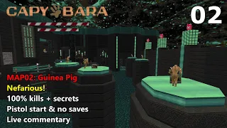 Doom II: Capybara - MAP02: Guinea Pig - Nefarious! 100% (UV-max)