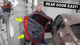 HOW TO REPLACE REAR DOOR ON A CAR